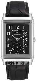 Jaeger LeCoultre Reverso Classique Grande 976 Czarny/Skóra 48.5x30 mm 3738470