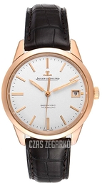 Jaeger LeCoultre Geophysic® True Second Pink Gold Biały/Skóra Ø39.6 mm 8012520
