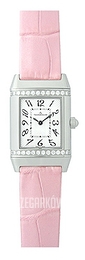 Jaeger LeCoultre Reverso Joaillerie Lady jewellery Srebrny/Skóra 33x20 mm 2658430