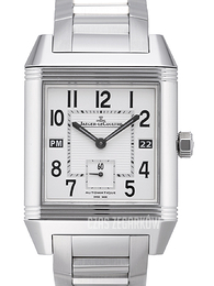 Jaeger LeCoultre Reverso Squadra Hometime Srebrny/Stal 50.5x35 mm 7008120