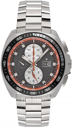 Junghans Chronoscope Czarny/Stal Ø43.3 mm 14/4202.44