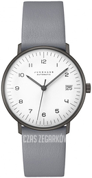 Junghans Max Bill Biały/Skóra Ø34 mm 27/4006.02