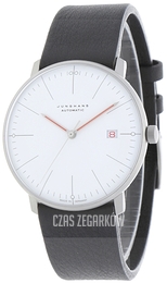 Junghans Max Bill Biały/Skóra Ø38 mm 27/4009.02