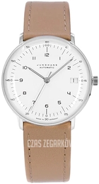 Junghans Max Bill Srebrny/Skóra Ø34 mm 27/4107.02