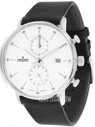 Junghans Form C Srebrny/Skóra Ø40 mm 41/4770.00