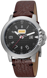Just Cavalli Rock Czarny/Skóra Ø42 mm JC1G016L0025