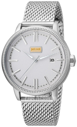 Just Cavalli Relaxed Srebrny/Stal Ø42 mm JC1G018M0055