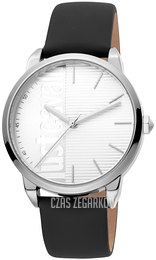 Just Cavalli Srebrny/Skóra Ø42 mm JC1G079L0015