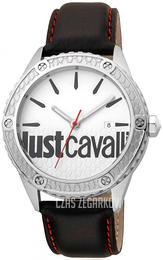 Just Cavalli Biały/Skóra Ø44 mm JC1G080L0015