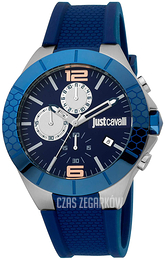 Just Cavalli Niebieski/Guma Ø44 mm JC1G081P0035