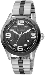Just Cavalli Czarny/Stal Ø42 mm JC1G108M0075