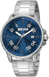 Just Cavalli Young Niebieski/Stal Ø44 mm JC1G165M0055