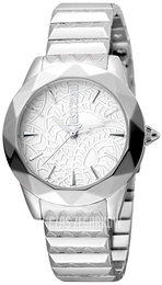 Just Cavalli Rock Srebrny/Stal Ø35 mm JC1L003M0055