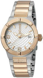 Just Cavalli Rock Srebrny/Stal Ø34 mm JC1L017M0085