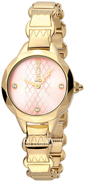 Just Cavalli Różowy/Stal w odcieniu złota Ø30 mm JC1L033M0035