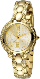 Just Cavalli Analog Żółte złoto/Stal w odcieniu złota Ø32 mm JC1L046M0065