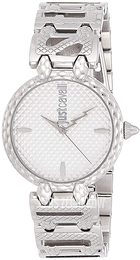 Just Cavalli Srebrny/Stal Ø32 mm JC1L056M0015