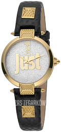 Just Cavalli Srebrny/Skóra Ø28 mm JC1L076L0055