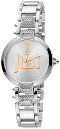 Just Cavalli Srebrny/Stal Ø28 mm JC1L076M0075