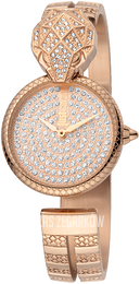 Just Cavalli Zestaw kryształów/Stal w kolorze różowego złota Ø30 mm JC1L086M0035