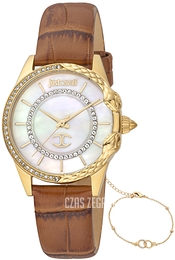 Just Cavalli Animal Biały/Skóra Ø32 mm JC1L095L0225