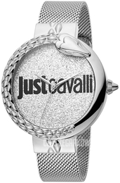 Just Cavalli Srebrny/Stal Ø40 mm JC1L096M0135