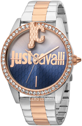 Just Cavalli Wielokolorowy/Stal w kolorze różowego złota Ø40 mm JC1L100M0125