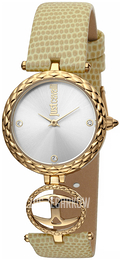Just Cavalli Srebrny/Skóra Ø28 mm JC1L103L0025
