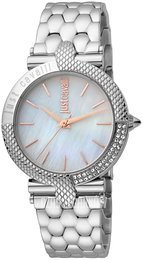 Just Cavalli Biały/Stal Ø34 mm JC1L105M0055