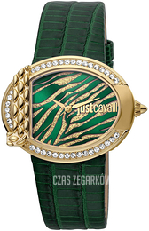 Just Cavalli Zielony/Skóra Ø40 mm JC1L111L0035