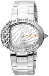 Just Cavalli Srebrny/Stal Ø40 mm JC1L111M0065