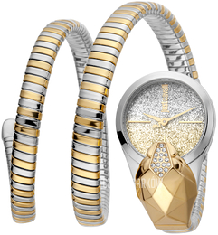 Just Cavalli Wielokolorowy/Stal w odcieniu złota Ø26 mm JC1L114M0065
