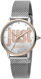 Just Cavalli Srebrny/Stal Ø32 mm JC1L116M0105