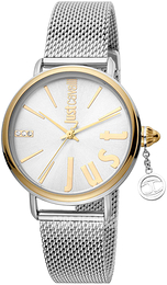 Just Cavalli Srebrny/Stal Ø34 mm JC1L119M0085
