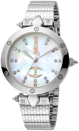 Just Cavalli Biały/Stal Ø36 mm JC1L122M0055