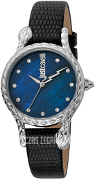 Just Cavalli Animalier Niebieski/Skóra Ø32 mm JC1L125L0015