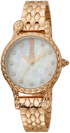 Just Cavalli Animalier Biały/Stal w kolorze różowego złota Ø32 mm JC1L125M0085SET