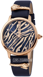 Just Cavalli Wielokolorowy/Skóra Ø34 mm JC1L126L0035