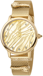 Just Cavalli Szampański/Stal w odcieniu złota Ø34 mm JC1L126M0065