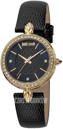 Just Cavalli Glam Chic Czarny/Skóra Ø30 mm JC1L147L0025