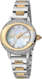 Just Cavalli Glam Chic Biały/Stal w odcieniu złota Ø32 mm JC1L150M0085