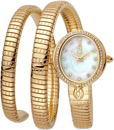 Just Cavalli Biały/Stal w odcieniu złota Ø25 mm JC1L153M0035