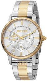Just Cavalli Srebrny/Stal w odcieniu złota Ø36 mm JC1L157M0095