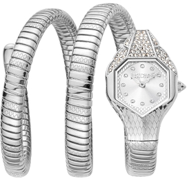 Just Cavalli Signature Szary/Stal Ø22 mm JC1L193M0015