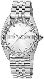Just Cavalli Srebrny/Stal Ø34 mm JC1L195M0045