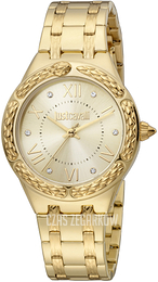 Just Cavalli Żółte złoto/Stal w odcieniu złota Ø35 mm JC1L200M0055