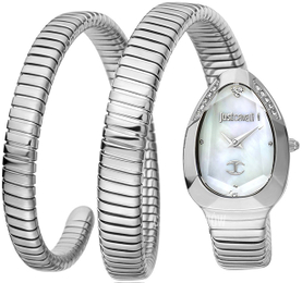 Just Cavalli Signature Biały/Stal JC1L209M0015