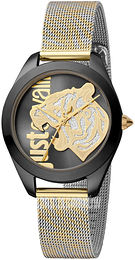 Just Cavalli Animalier Czarny/Stal w odcieniu złota Ø32 mm JC1L210M0055