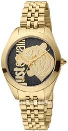 Just Cavalli Animalier Czarny/Stal w odcieniu złota Ø32 mm JC1L210M0155