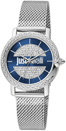 Just Cavalli Animalier Niebieski/Stal Ø32 mm JC1L212M0225